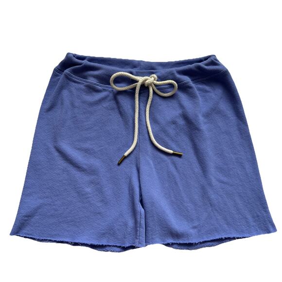 The Great Sweat Short Womens Size 1 US Sm Purple Raw Hem Drawstring Waist Lounge - Picture 2 of 11